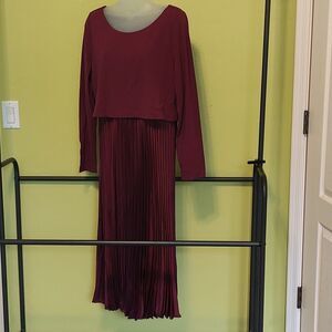 Soft Surroundings Magenta Cassandra Dress